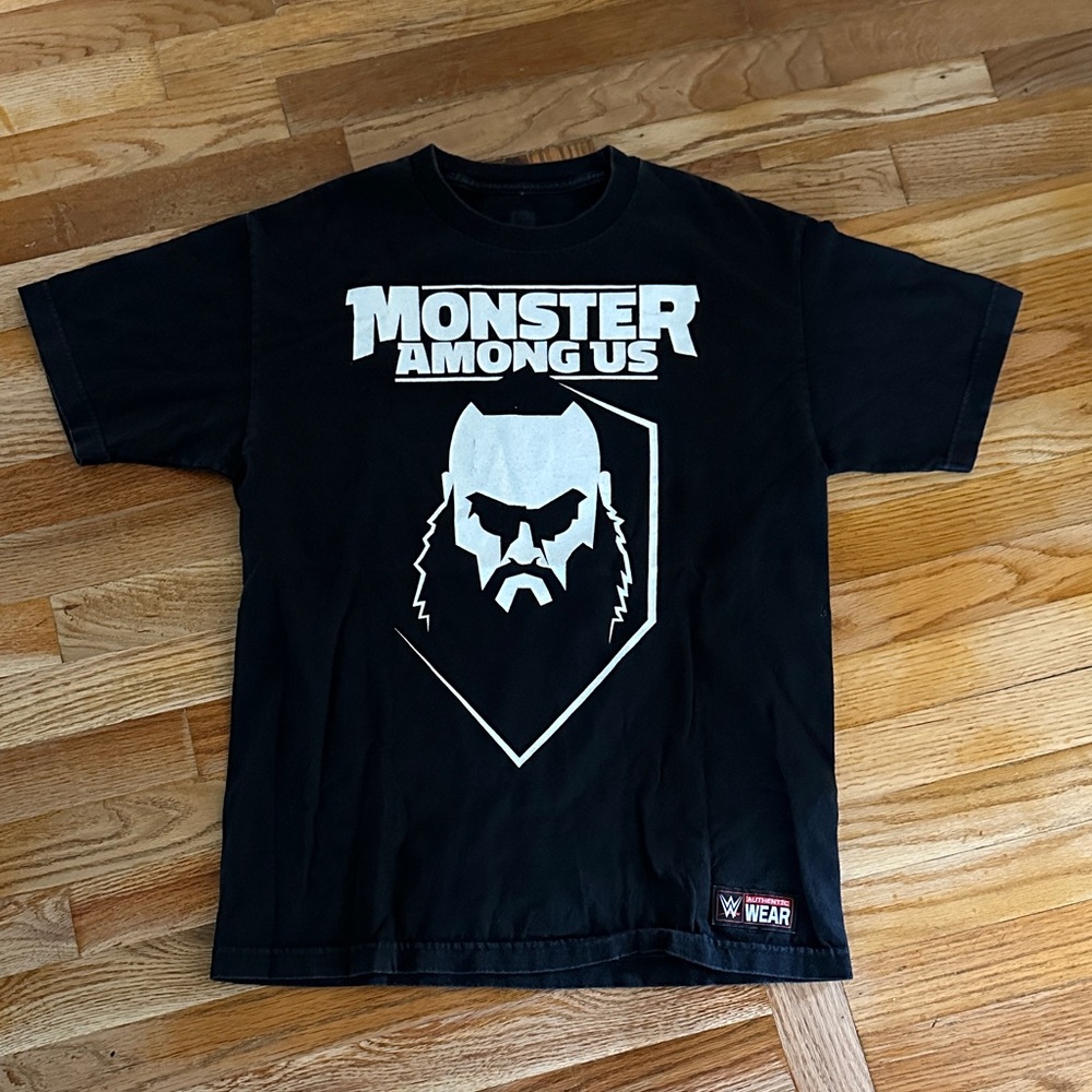 WWE Braun Strowman Black Graphic T-Shirt